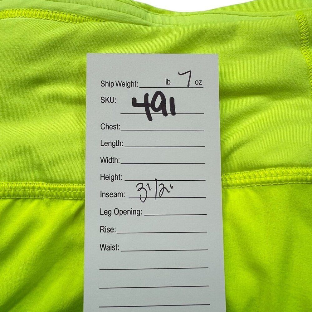 Lululemon Pace Rival Mid-Rise Skirt Highlight Yellow Size 6 - Picture 8 of 8